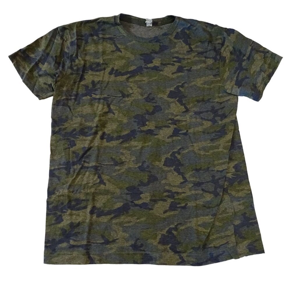 LAT Apparel Camo Print T-Shirt Women Size M Short Sleeve